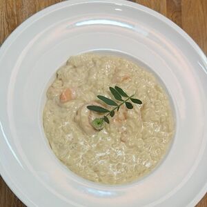 Ризотто с креветками