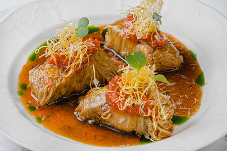 Голубцы с грибами и растительным фаршем