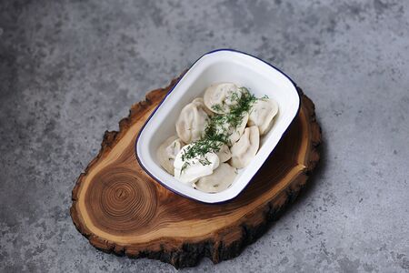 Пельмени с индейкой ручной лепки