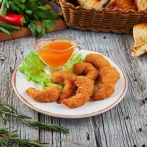 Яндекс креветки в панировке