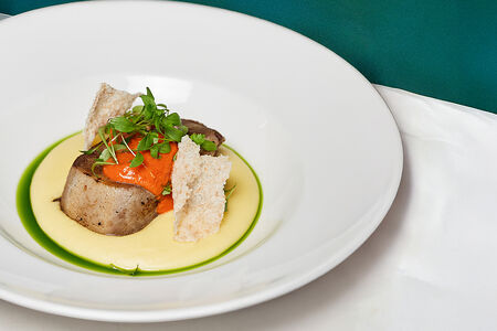 Язык говяжий на гриле