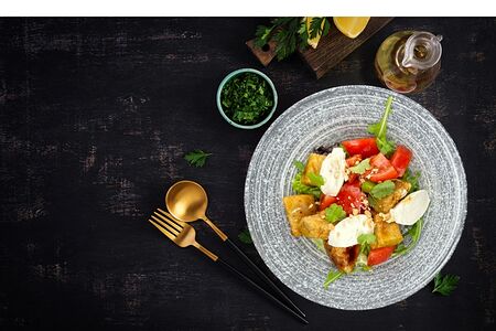 С хрустящим баклажаном