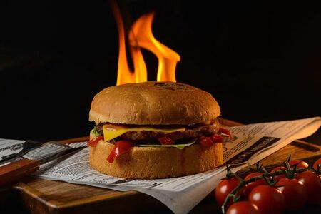 Бургер с индейкой