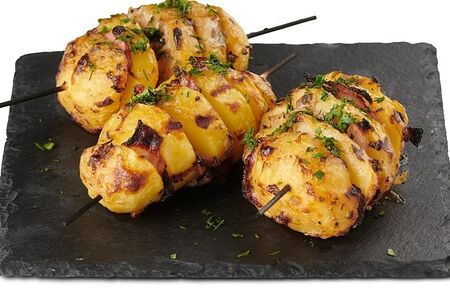 Картофель с беконом