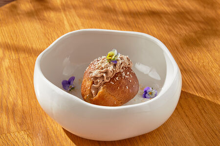 Ромовая баба с кофейным кремом