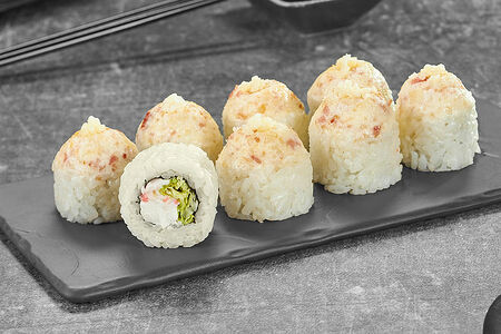 Ролл Крабонара запеченный