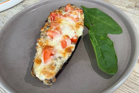 Баклажан с белыми грибами