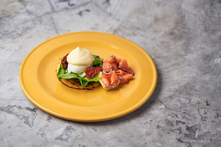 Драники картофельные с лососем Лп