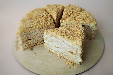 Наполеон с заварным кремом