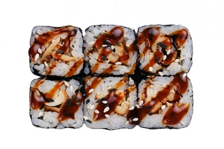 Классический ролл с угрем