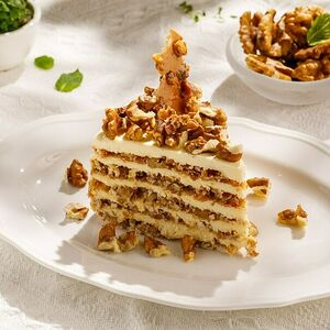 Торт с грецкими орехами