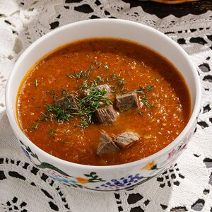 Русские щи с квашеной капустой