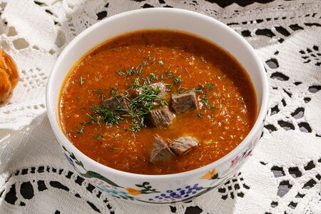 Русские щи с квашеной капустой