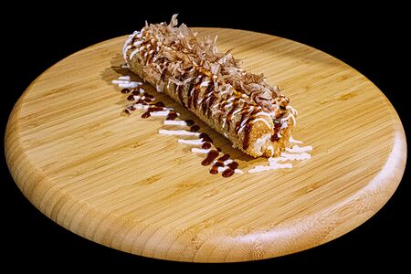 Хот-дог ролл с лососем