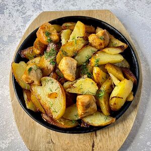 Жаркое с куриным филе