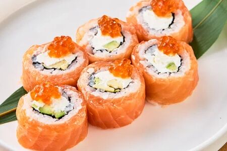 Филадельфия с красной икрой