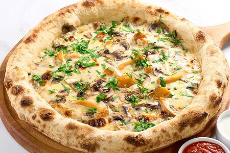 Пицца с грибами 