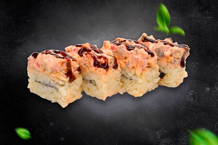 Пресс-суши с угрём