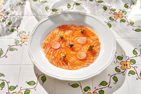 Карпаччо из лосося 