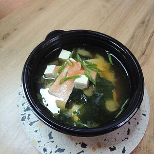 Суп Мисо с лососем