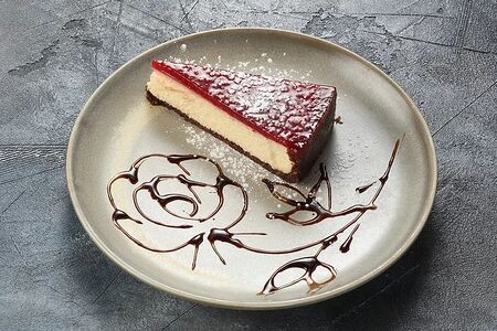 Малиновый чизкейк
