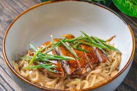 Лапша удон с цыпленком