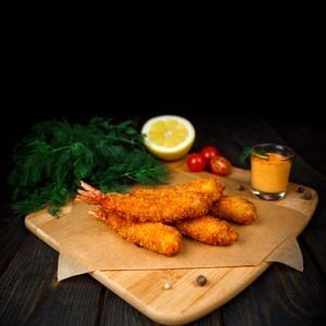 Креветки темпура