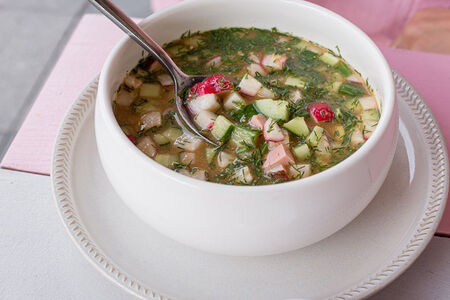 Окрошка на квасе