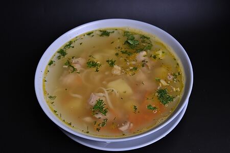 Суп куриный