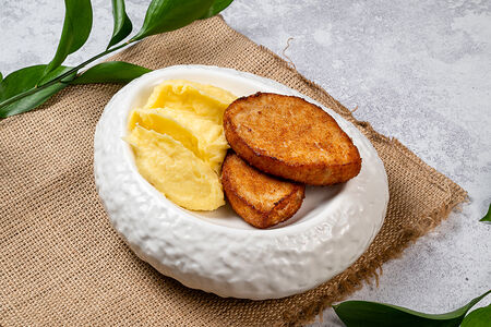 Куриные котлеты с пюре