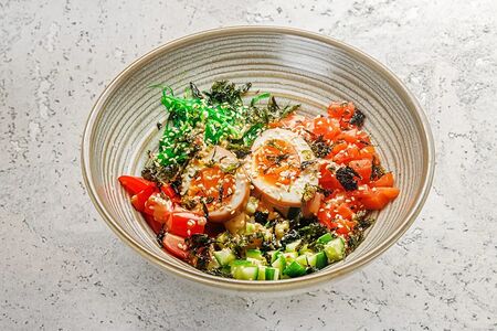 Поке с семгой