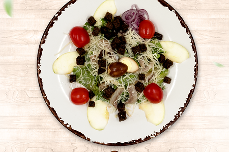 Салат Цезарь по-русски