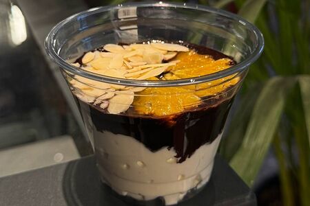 Творог с апельсином и шоколадом 