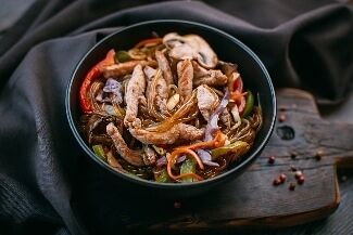 Чапче со свининой Основной