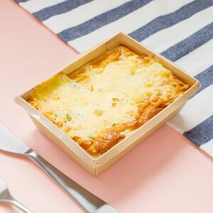 Запеканка из цветной капусты с брокколи 