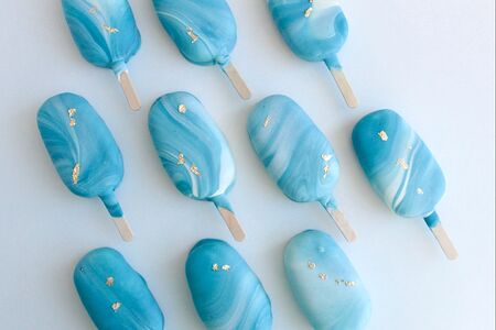 Кейкпопсы-эскимо Морские узоры