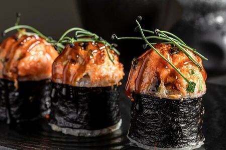 Ролл Запеченный с креветкой