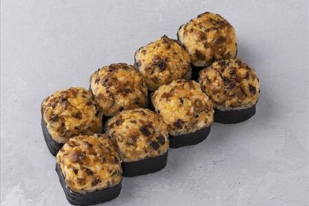 Запеченный с грибами