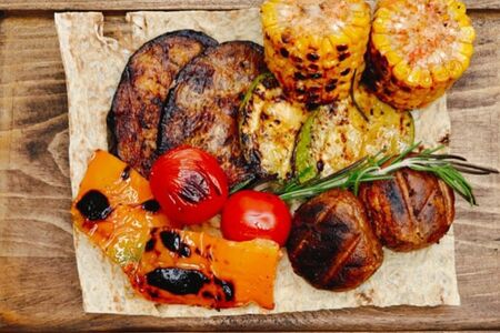 Овощи на мангале