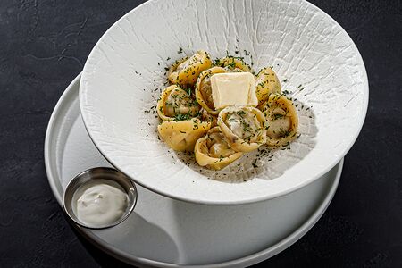 Пельмени с брискетом