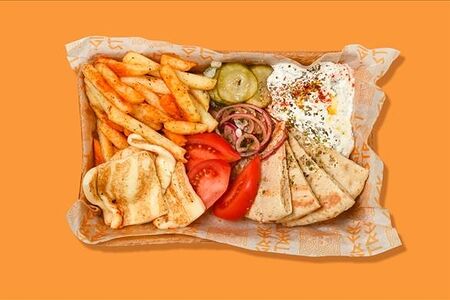 Open с сыром халлуми