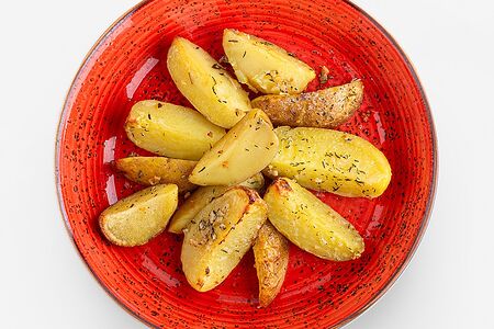 Картофельные дольки с розмарином и тимьяном
