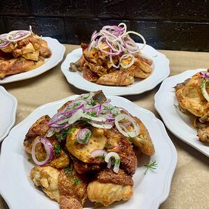 Курица целая запеченная 