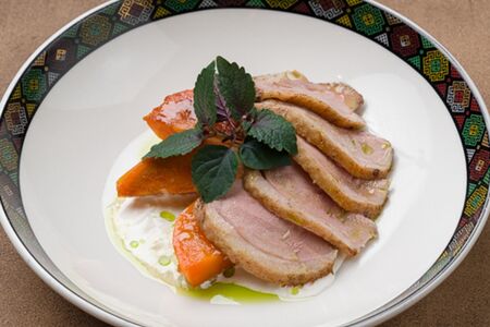 Утка с бататом