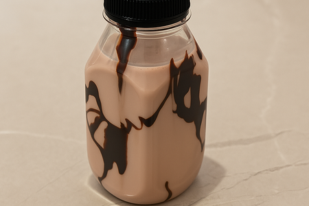 #Молочный коктель шоколадный