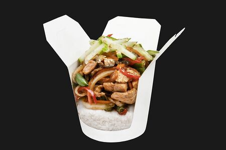 Рис с курицей