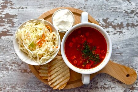 Ланч с солянкой