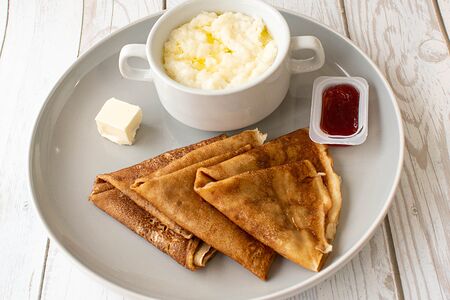 Комбо-завтрак Каша и блины