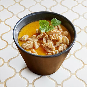 Мацони с грецким орехом