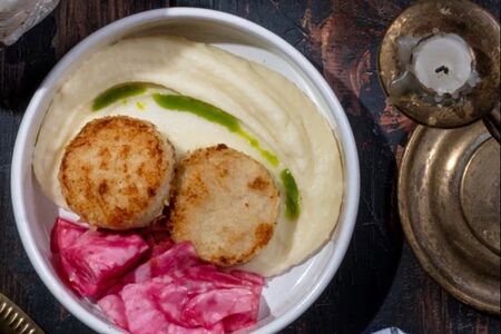 Куриные котлетки с пюре 